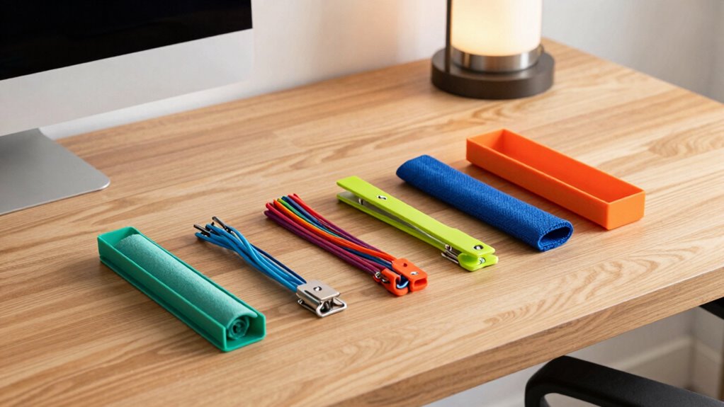 top desk cable management