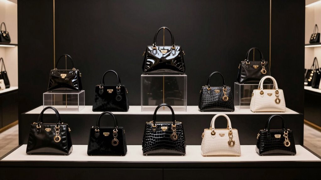 top handbag display stands