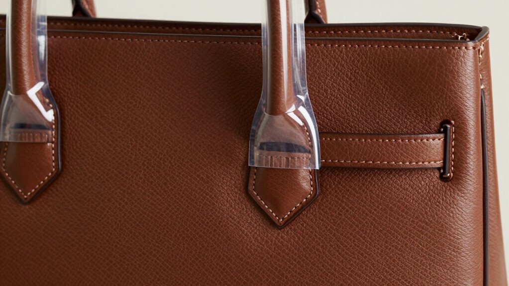 top leather bag handle covers