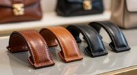 top leather bag handle covers