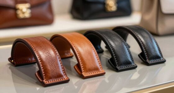 top leather bag handle covers