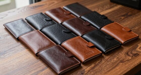 top leather card holders