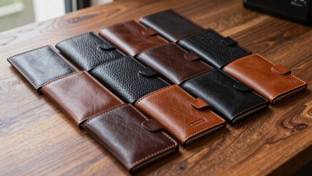 top leather card holders