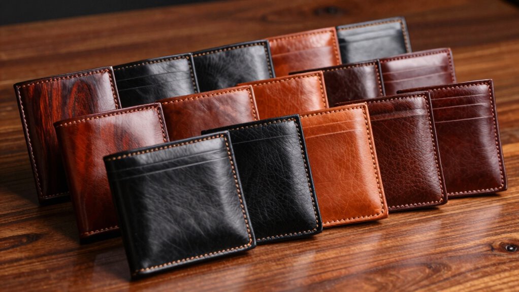 top leather card holders