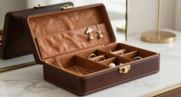 top leather jewelry storage