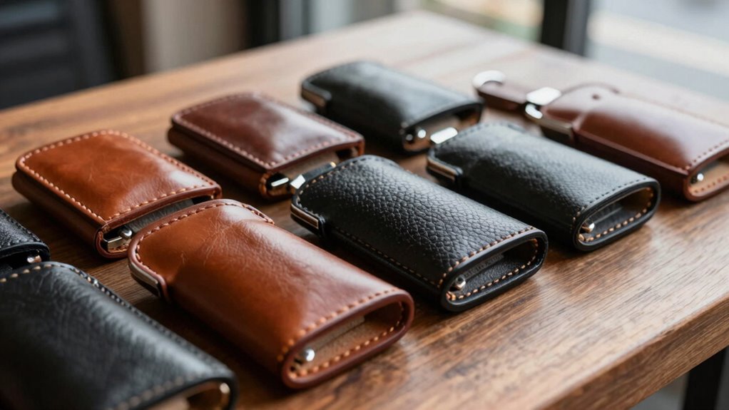 top leather key cases