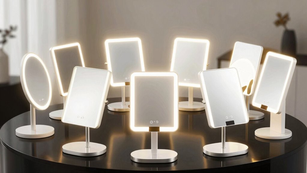 top led makeup mirror list