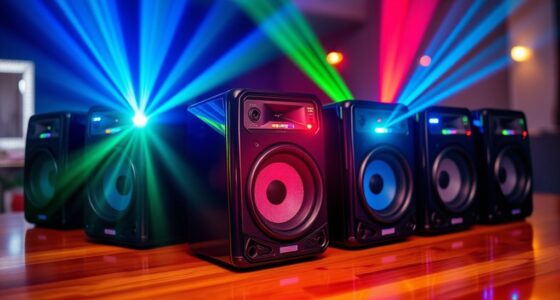 top lighted party speakers