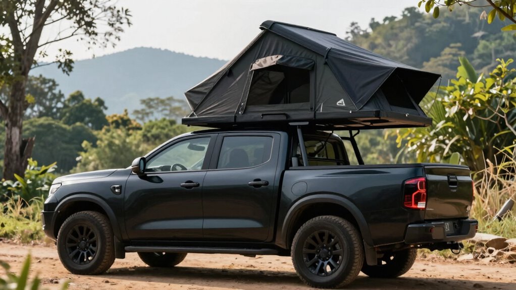 top low profile truck tents