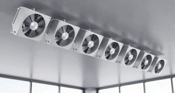 top rack exhaust fans