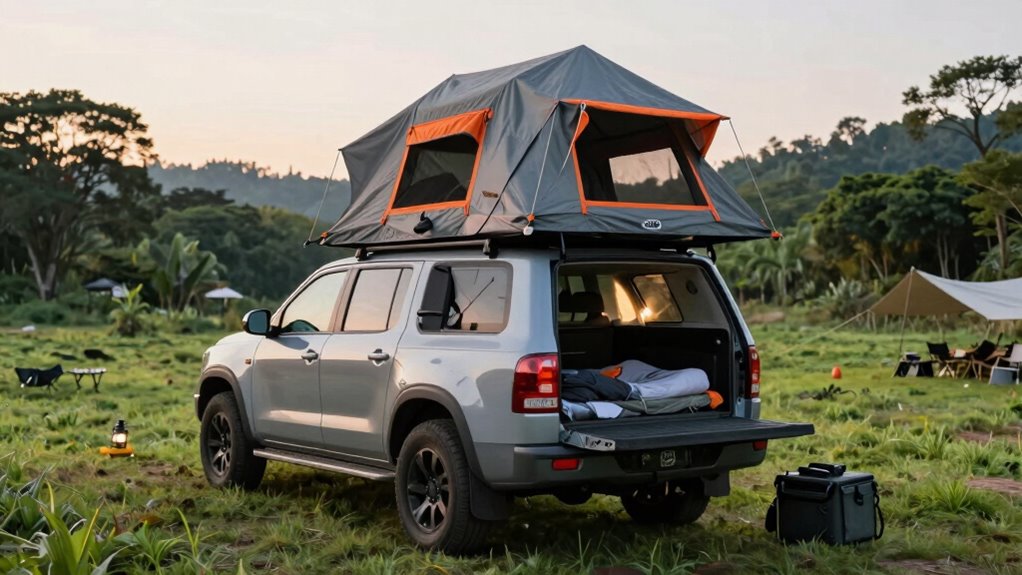 top tall truck bed tents