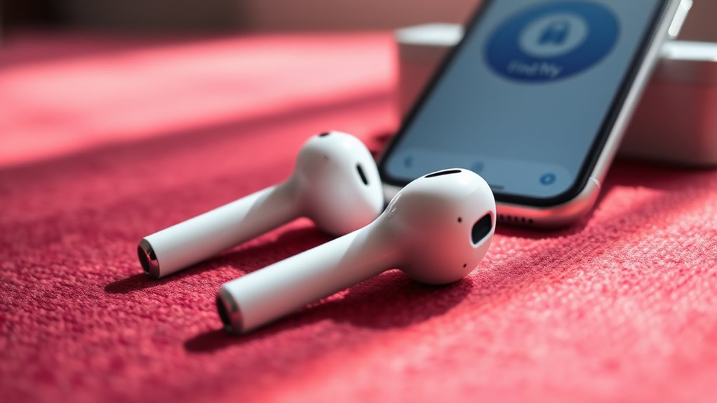 track airpods with find my