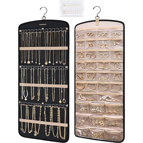BAGSMART Hanging Jewelry Organizer with Pockets