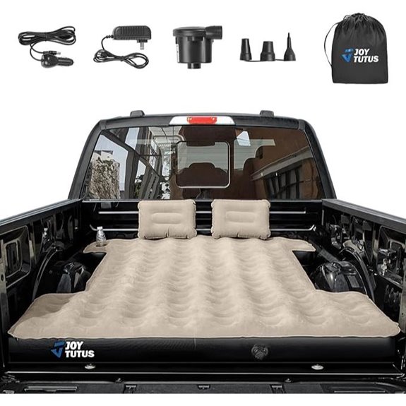 JOYTUTUS Truck Bed Air Mattress with Accessories