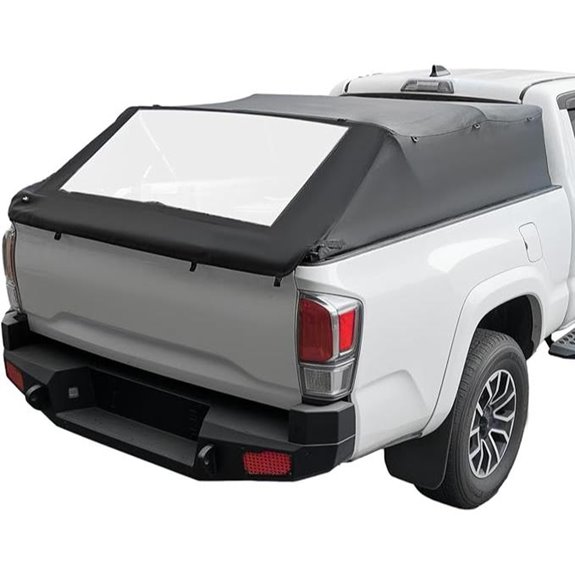 JOYTUTUS Truck Bed Soft Topper for Tacoma