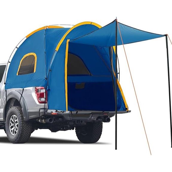 Pickup Truck Tent with Awning for 5.5-6.3 FT Bed