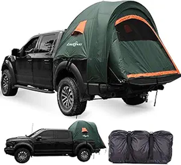 Liberrway Truck Bed Tent for 2 Waterproof Rainfly