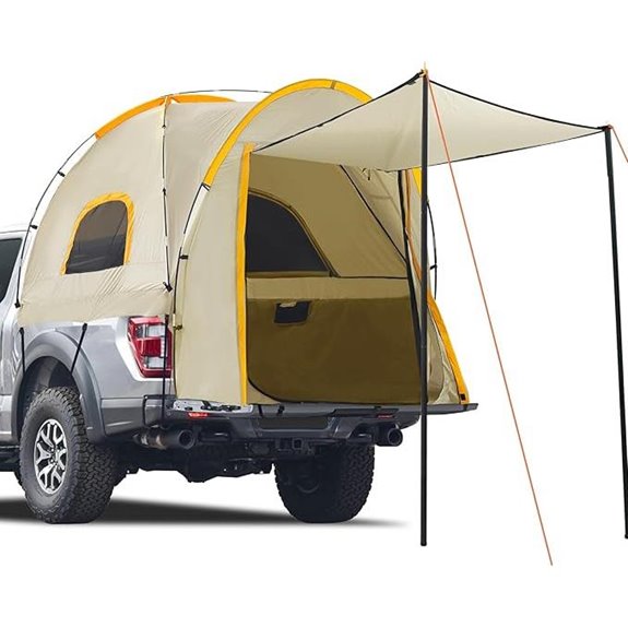 Pickup Truck Tent with Awning for 5.5-6.3 FT Beds