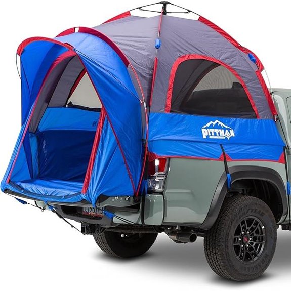 Pittman Truck Bed Tent with Rain Fly and Porch