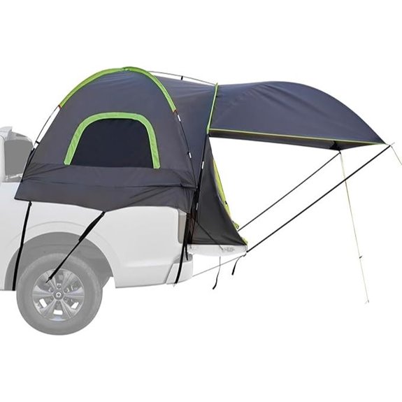 Happybuy Truck Tent for Camping with Awning and Rainfly