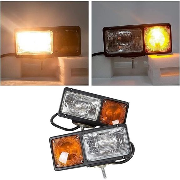 ECOTRIC 2 Pack Universal Snow Plow Headlights