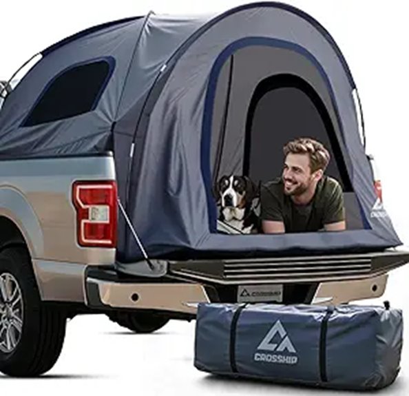2-Person Truck Bed Tent with Waterproof Canopy