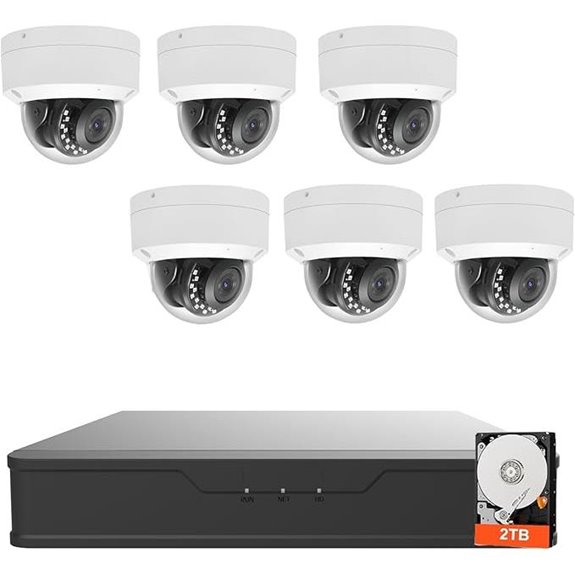 4K 8-Channel PoE Security Camera System