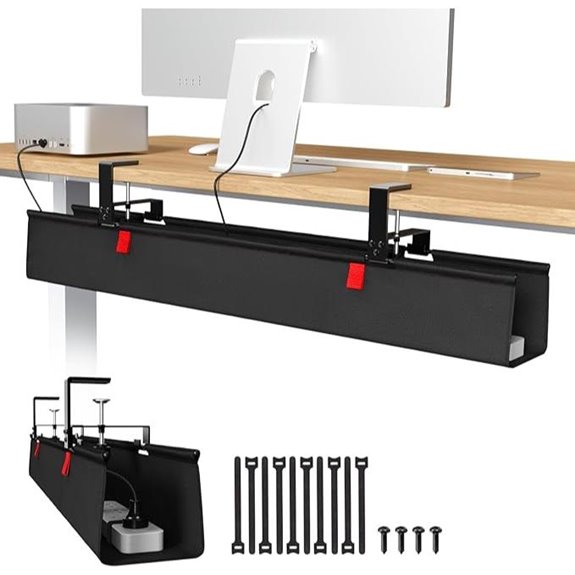 Univivi Under Desk Cable Management Tray (36