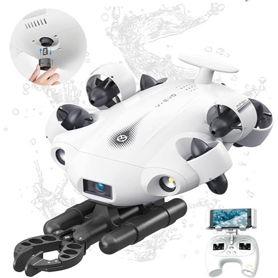 underwater drone with arm