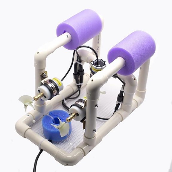 underwater rov with long cables