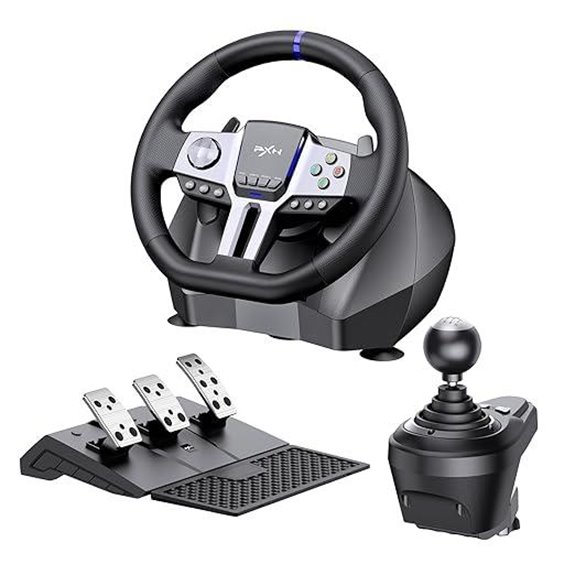 PXN V9 GEN2 Universal Race Steering Wheel Bundle