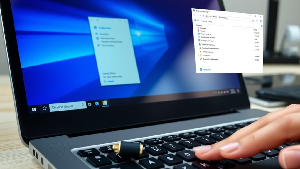 update or reinstall webcam drivers