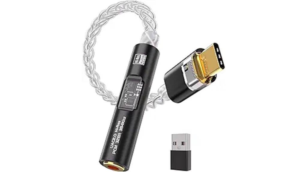 usb c dac hifi adapter