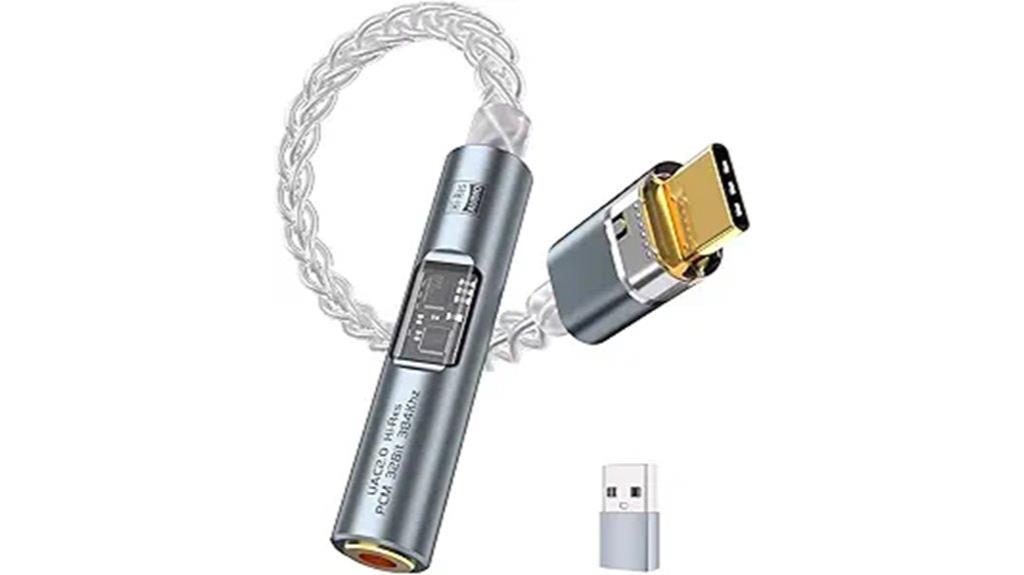usb c dac with earphone amplifier