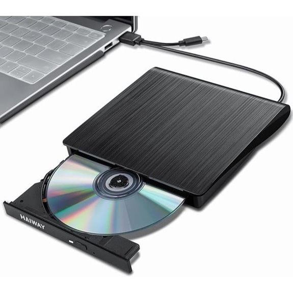 External DVD Drive USB-C CD/DVD Player Reader