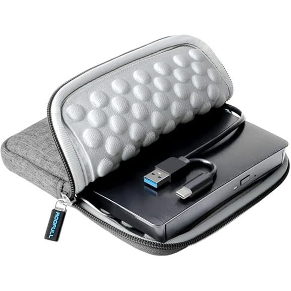ROOFULL USB-C External CD/DVD Drive with Case