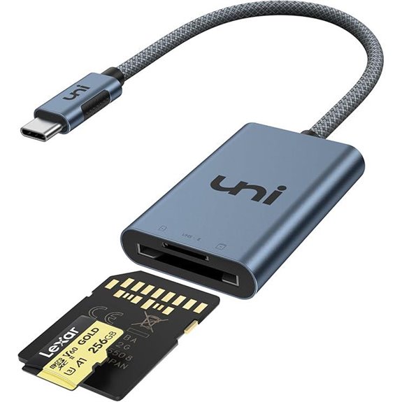 uni USB-C SD 4.0 Card Reader for Micro SD/SD Cards