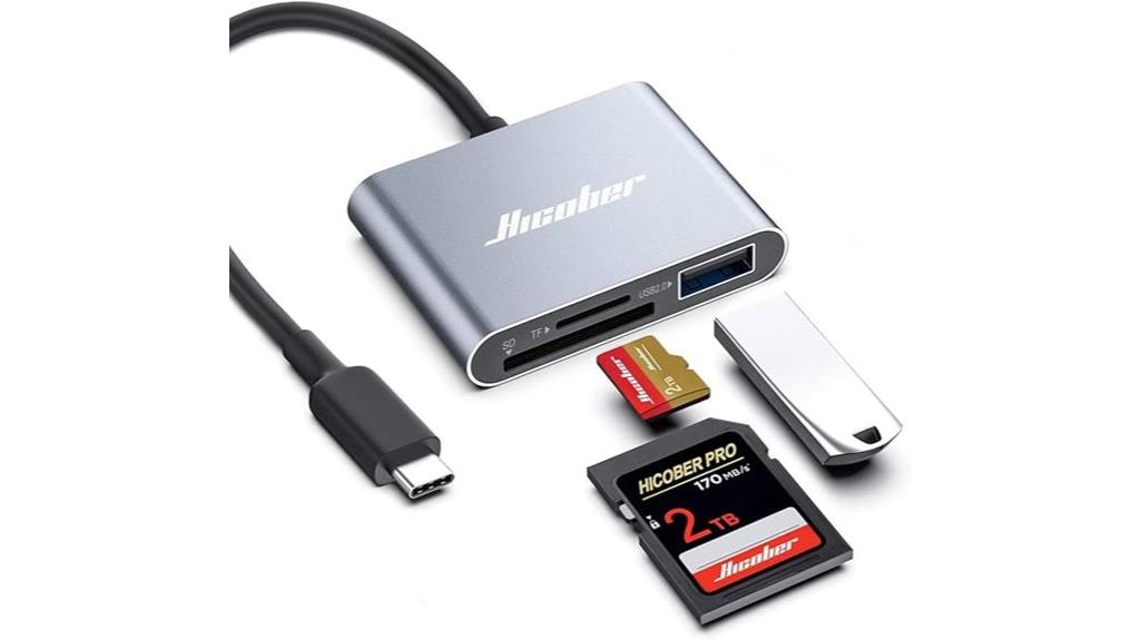 usb c sd micro card reader