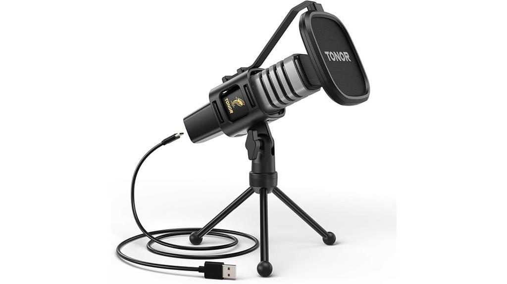 usb microphone with accessories