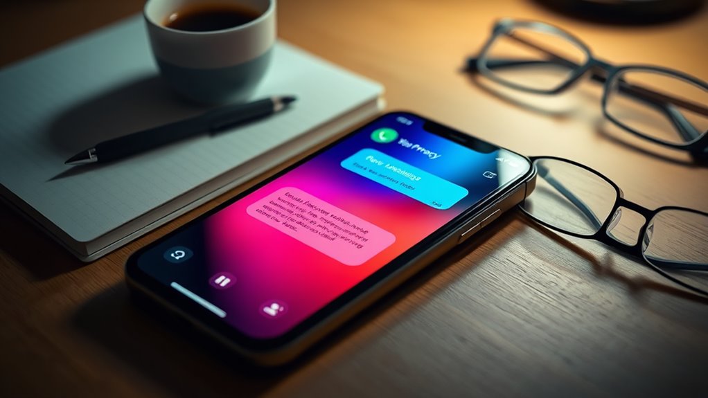 use encrypted messaging apps