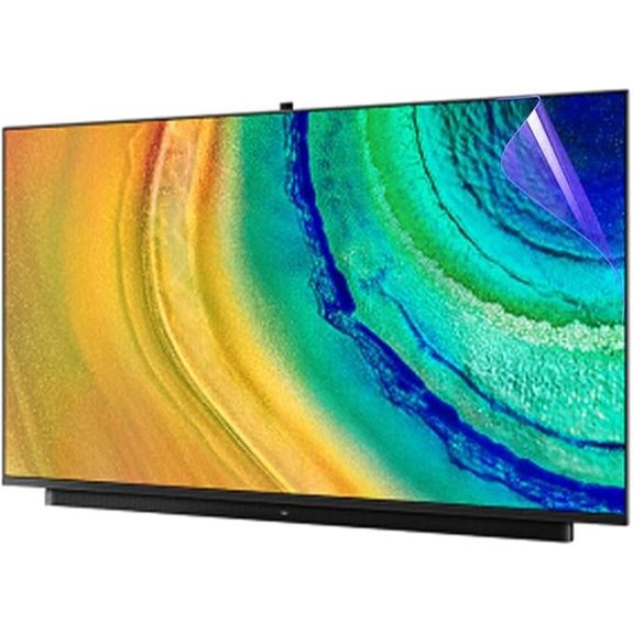 Anti-UV 65-Inch TV Screen Protector with Anti-Glare