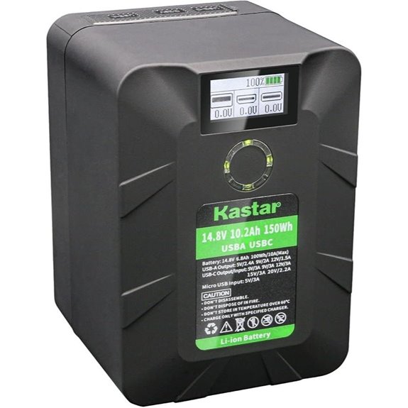 Kastar BP-Y150W V Mount Battery for Studio Lights