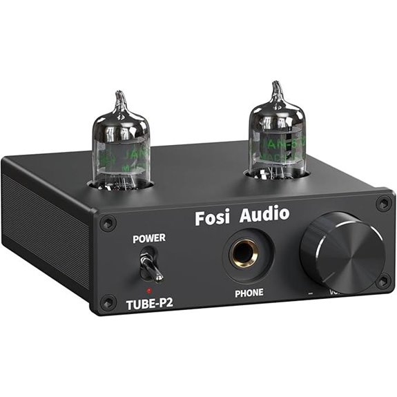 Fosi Audio P2 Headphone Amplifier with Vacuum Tube