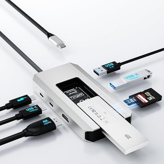 WAVLINK 8-in-1 USB-C Hub & SSD Enclosure