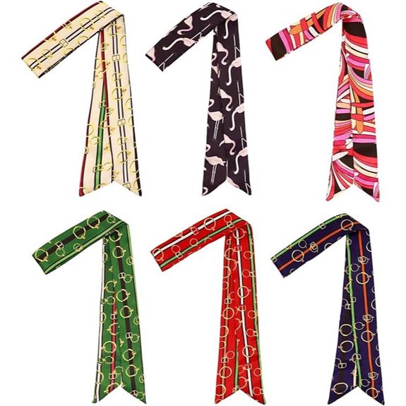 Multifunctional Women's Purse Scarf for Bags and Hair