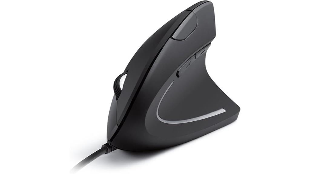 vertical usb mouse with buttons