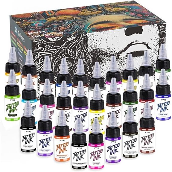 KVM Tattoo Ink 28 Colors High Saturation