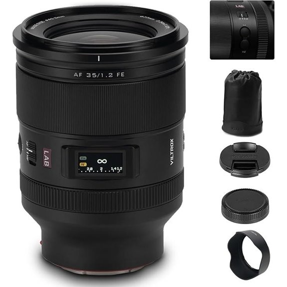 VILTROX 35mm F1.2 LAB FE Lens for Sony E