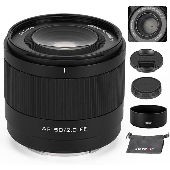 VILTROX 50mm F2 Lens for Sony E-Mount Cameras