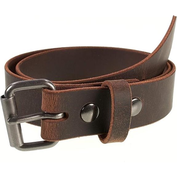 The Retro Rider - Mens Classic Leather Belt 1 1/2 width Made in the USA